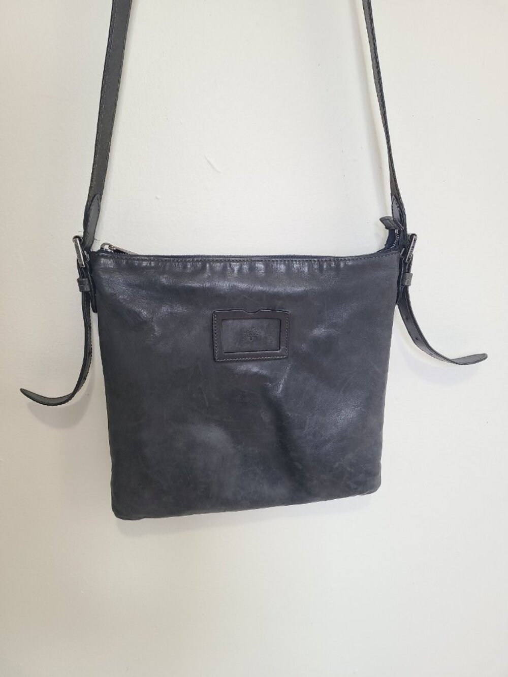 Mulberry Rockley Flat Messenger Black Crossbody
